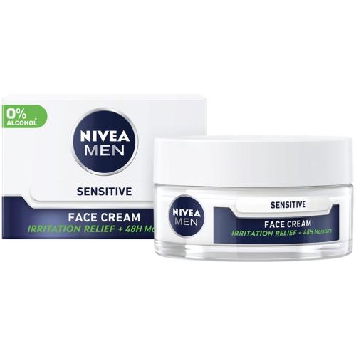 Nivea Men Sensitive Intensive Moisturising Face Cream Ενυδατική & Καταπραϋντική Κρέμα Προσώπου για Άνδρες 50ml